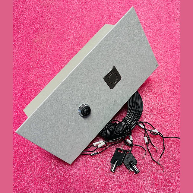 Пост вызывной (с ключ-контактом, 9 проводов, RAL7035) ПЛВ13-К1М0101ЩУ3 ЩЛЗ