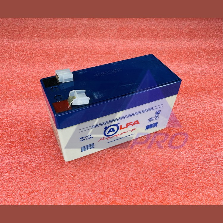 Аккумуляторная батарея 97х43х57мм клеммы F1 12V 1.2Ah ALFA