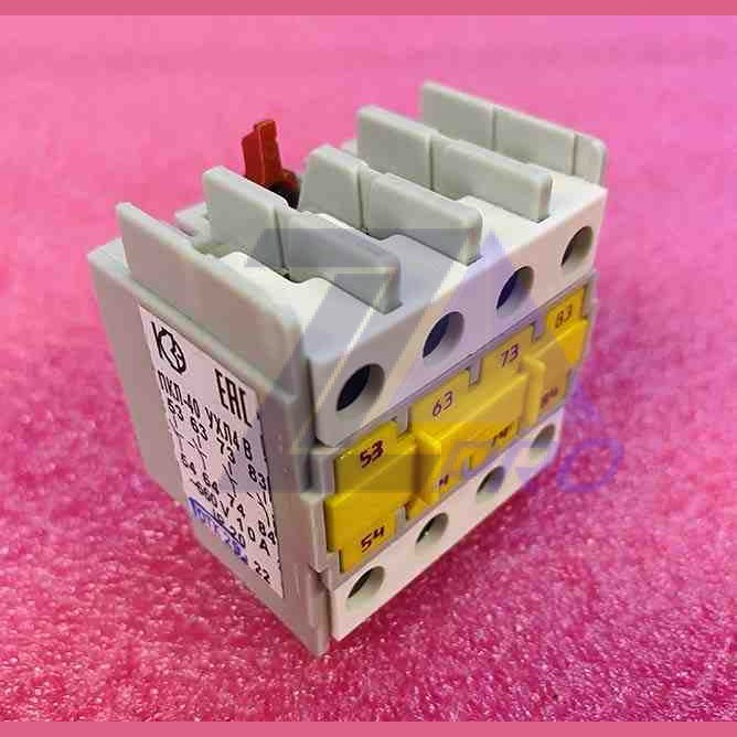 Приставка контактная ПКЛ 40М 04 Б 10А 4НО+0НЗ КЗЭ